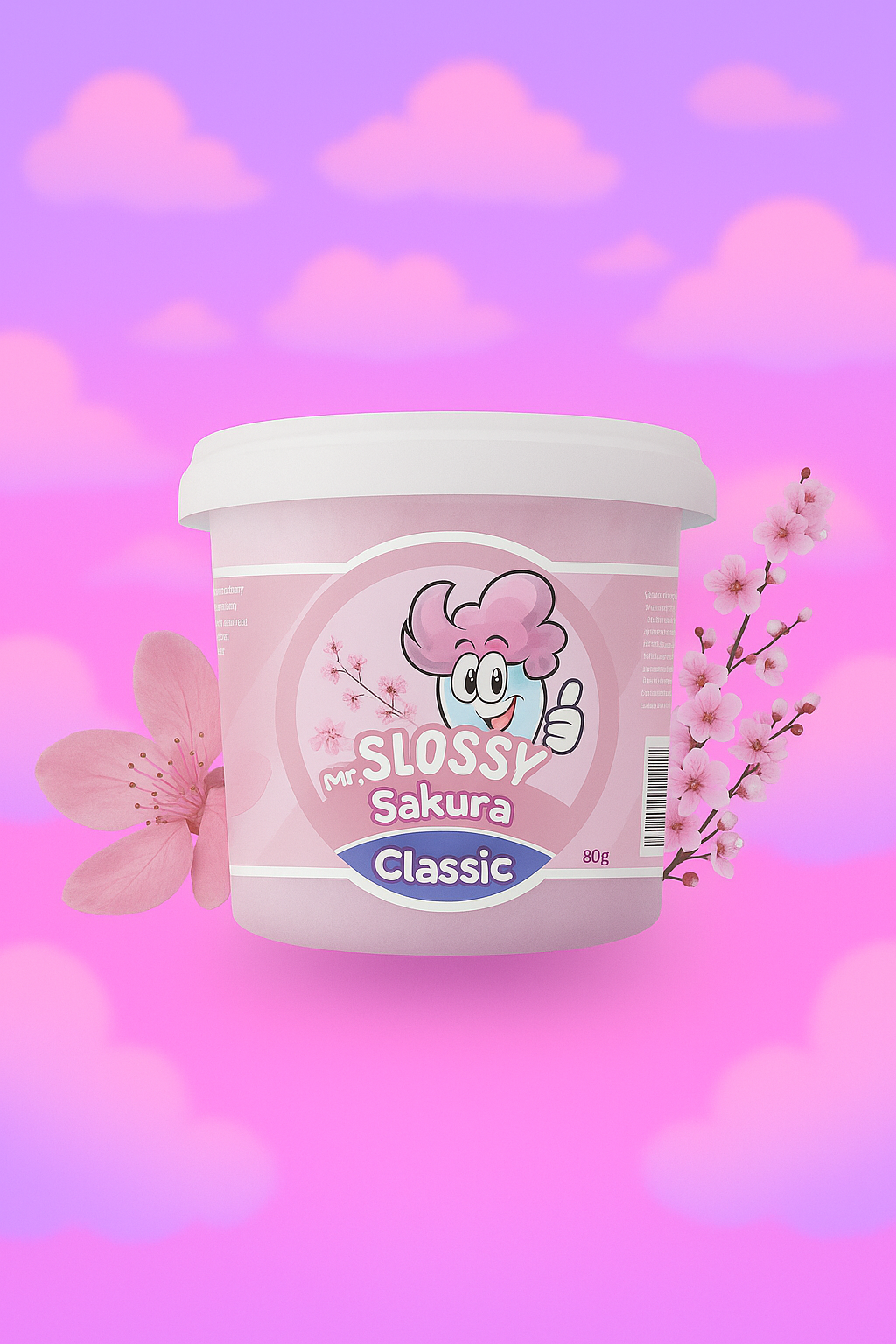 BARBE À PAPA MR FLOSSY - CLASSIC SAKURA 40GR - x1