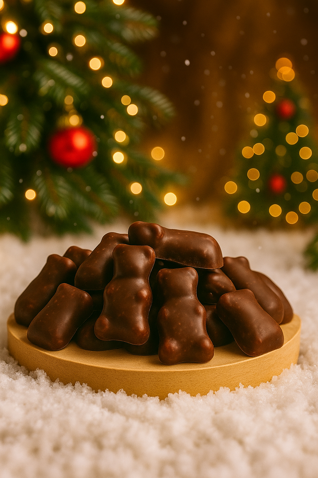 OURSON GUIMAUVE CHOCOLAT NOIR - x5