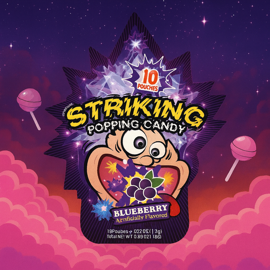 STRIKING POPPING CANDY MYRTILLE  15GR -x 1