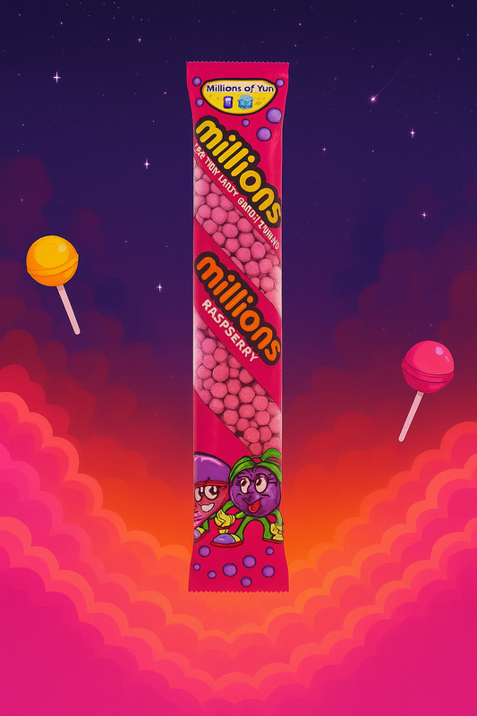 MILLIONS TUBES DE BONBONS 55GR - CASSIS x 1