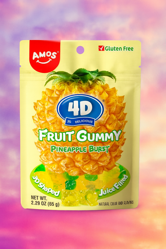 4D FRUIT GUMMY ANANAS 65GR - x1