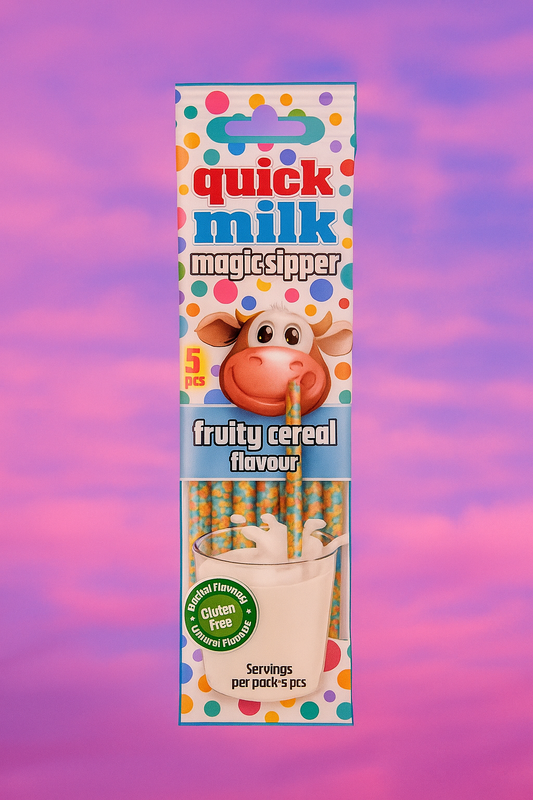 QUICK MILK MAGIC SIPPER FRUITY CEREAL -x1