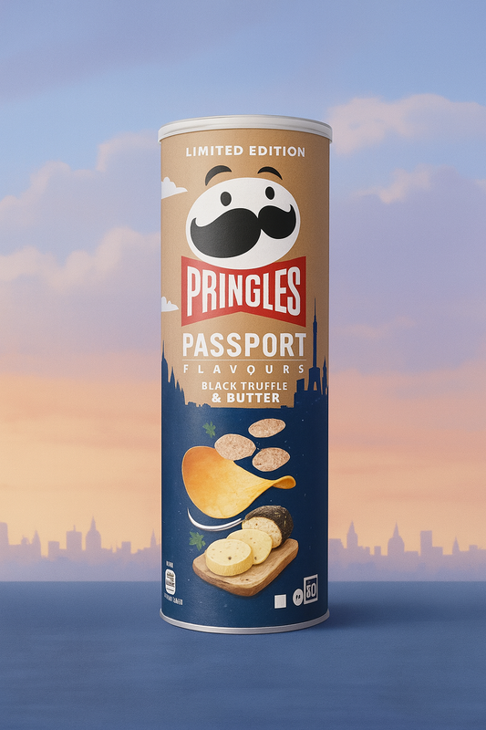 PRINGLES BLACK TRUFFLE & BUTTER FLAVOUR  165 GR - x1