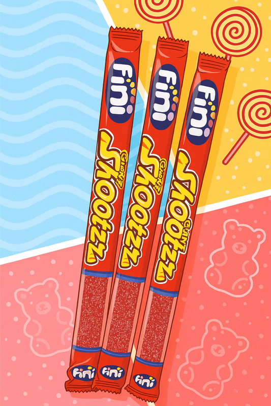 PAILLE FRAISE ACIDULÉE x1
