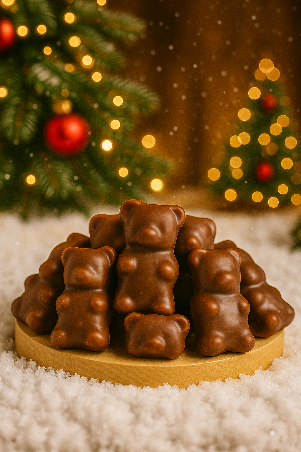 OURSON GUIMAUVE CHOCOLAT AU LAIT - x5