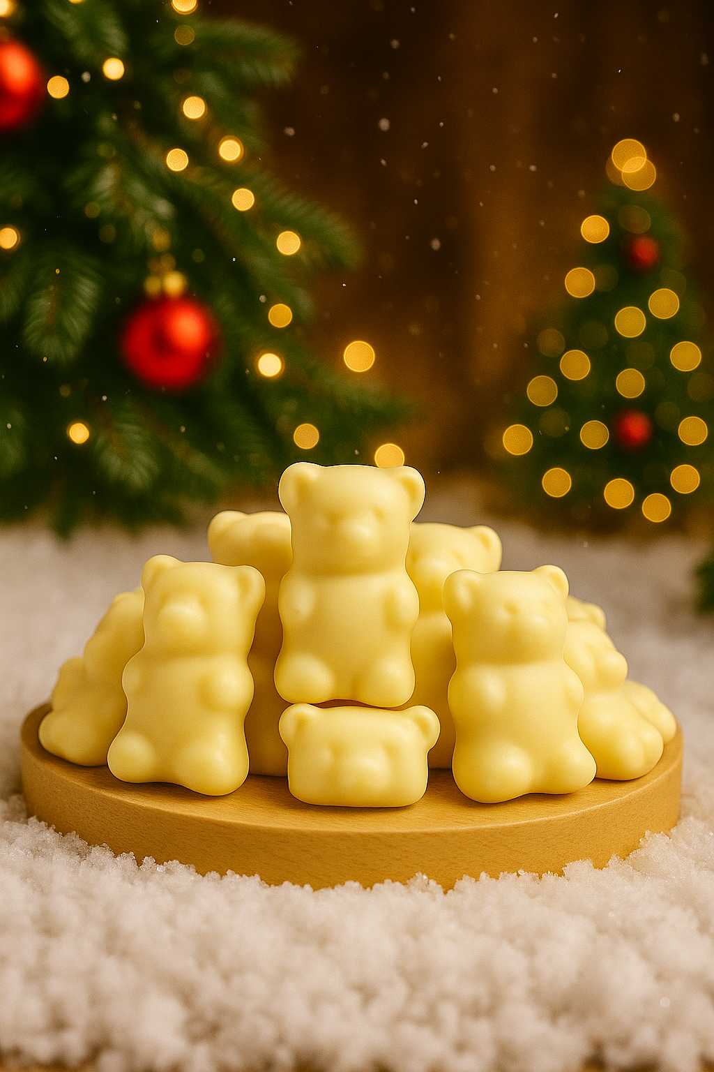 OURSON GUIMAUVE CHOCOLAT BLANC - x5