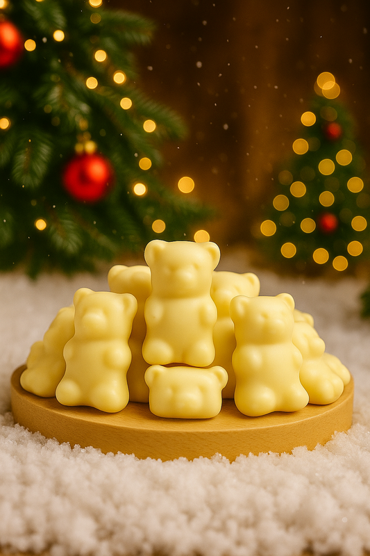 OURSON GUIMAUVE CHOCOLAT BLANC - x5